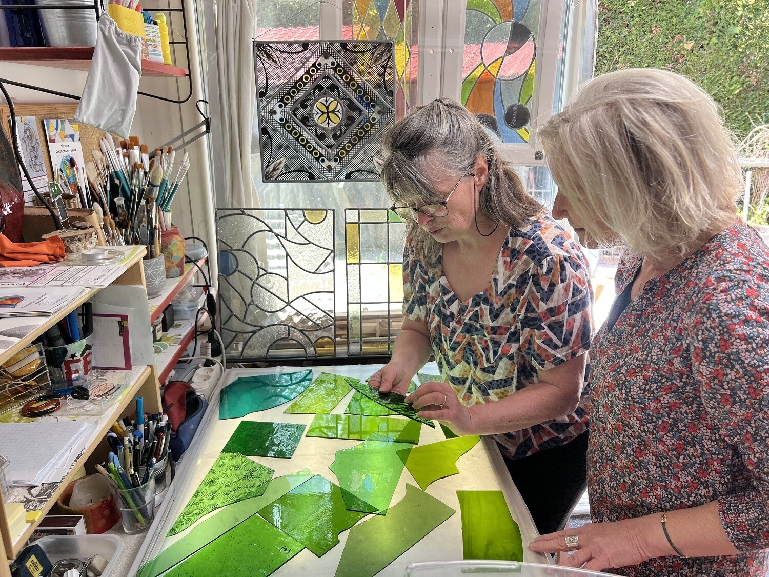 Initiez-vous au vitrail Tiffany ou traditionnel