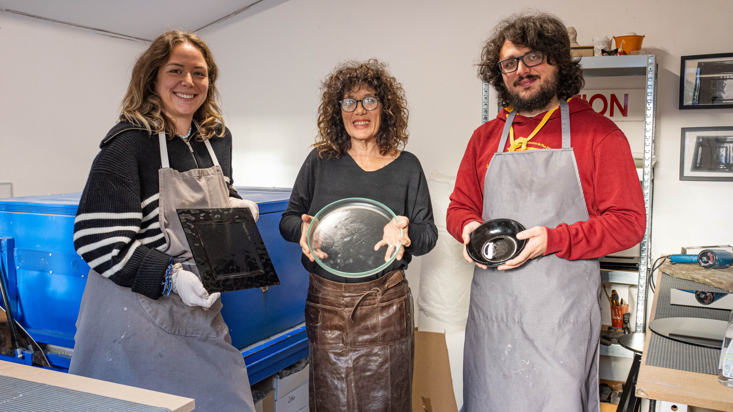 Réalisez votre duo de grandes assiettes en verre