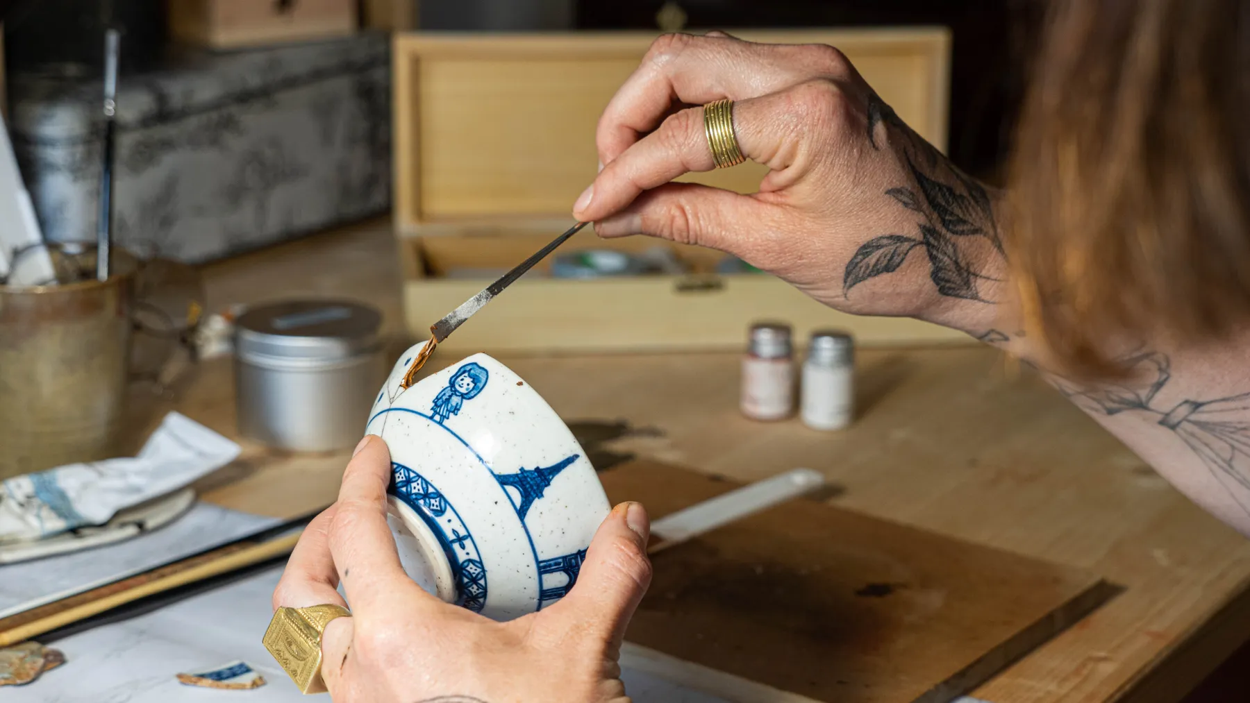 Initiez-vous au Kintsugi traditionnel avec Sabrina - Image n°4 - Wecandoo