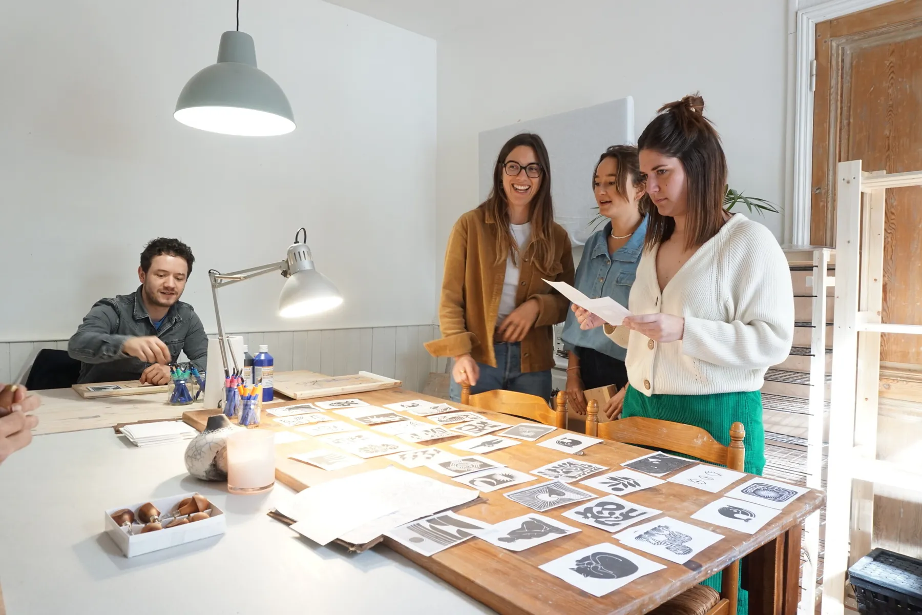 Initiez-vous à la linogravure avec Maxine - Afbeelding nr. 2 - Wecandoo