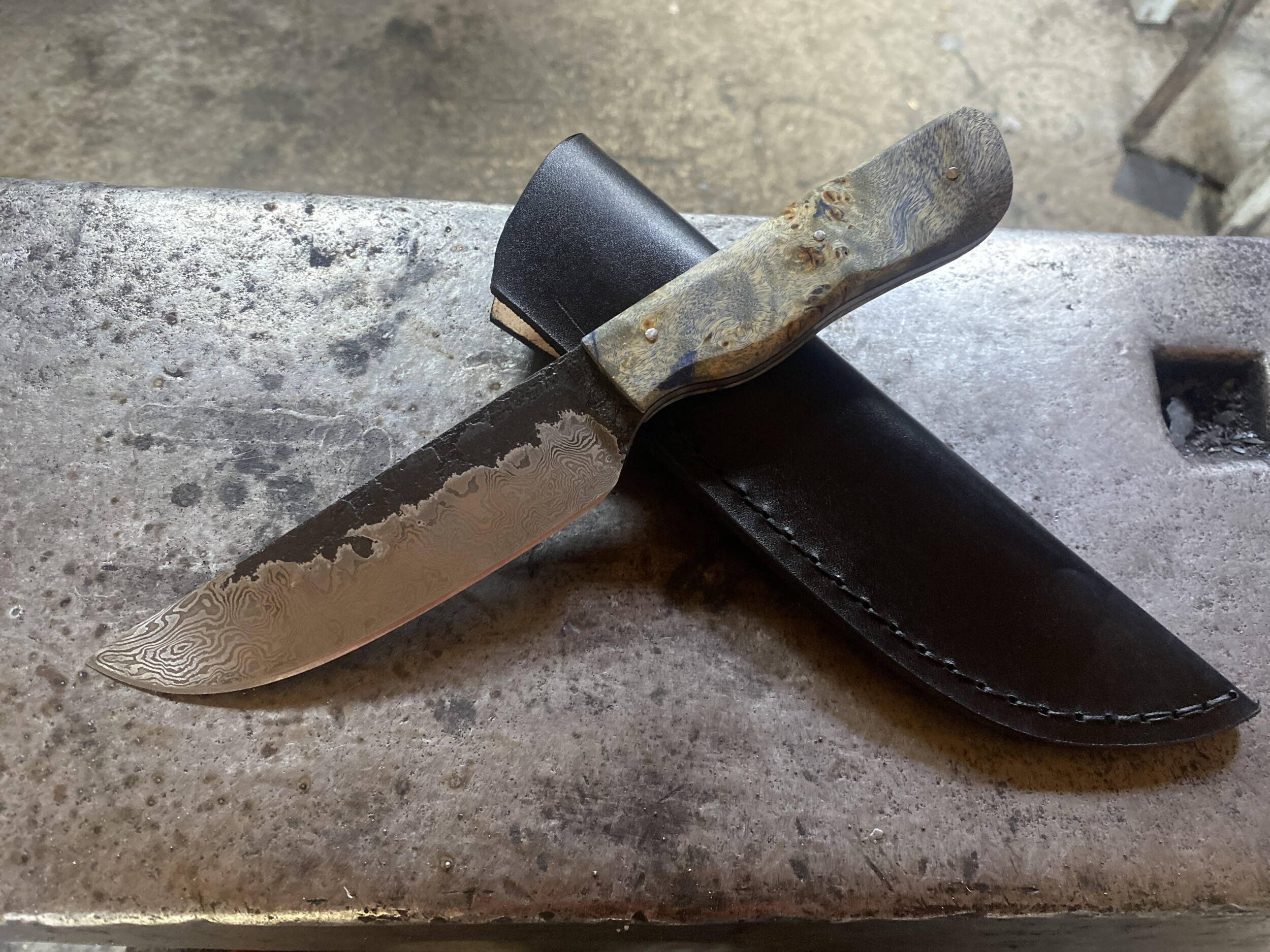 Forgez votre couteau damassé
