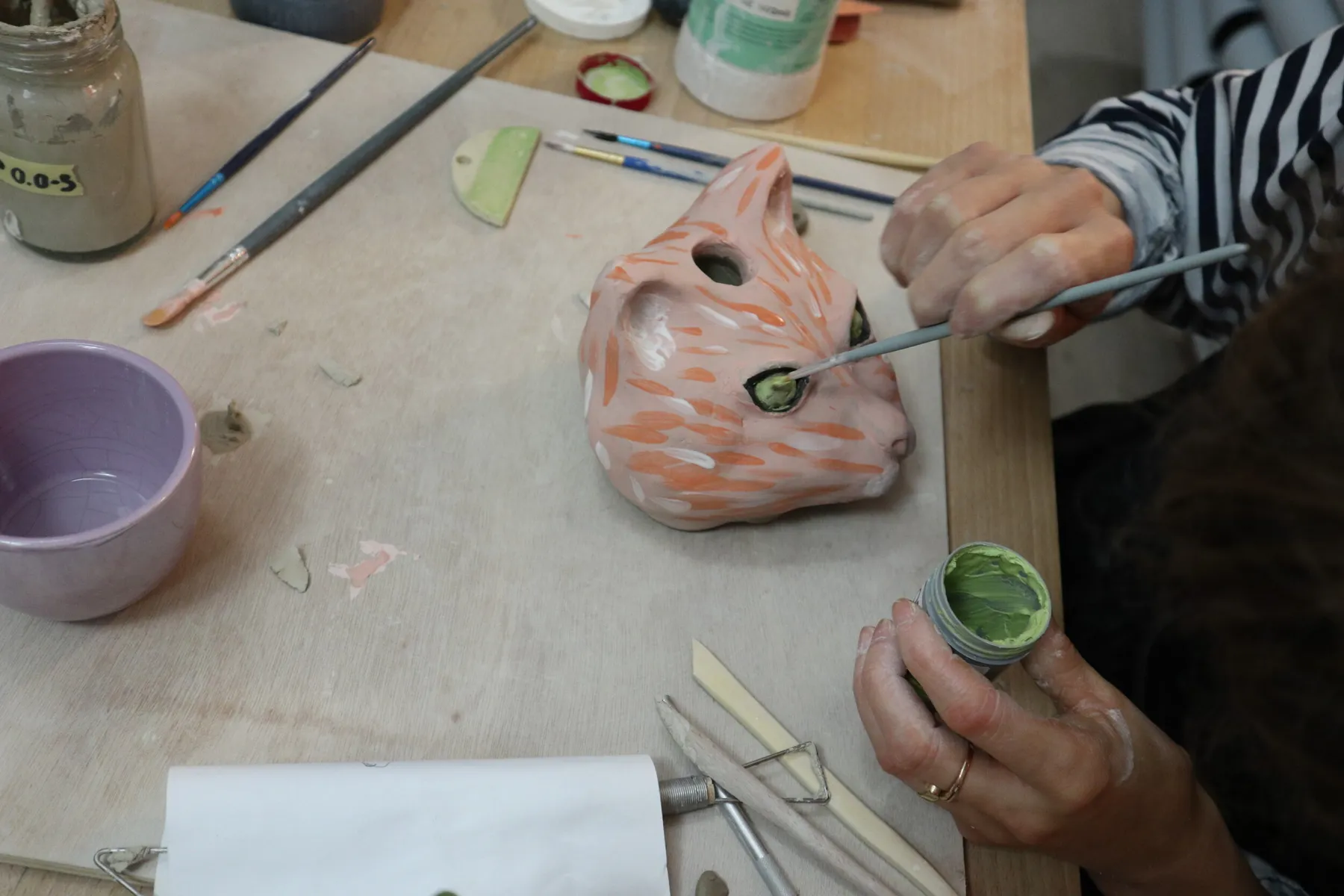 Sculptez votre bougeoir en tête d'animal avec Jeanne - Image n°4 - Wecandoo