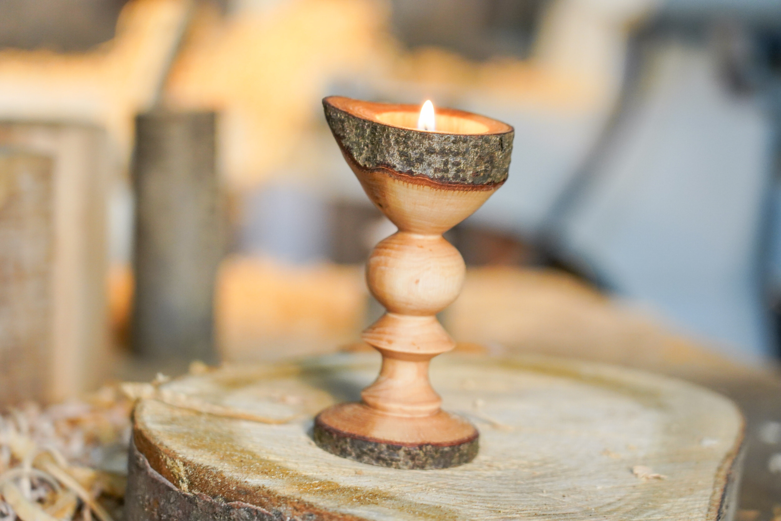 Initiez-vous au tour et réalisez un bougeoir