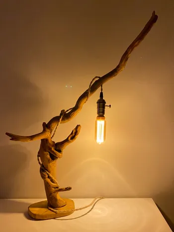 Fabriquez votre lampe en bois unique