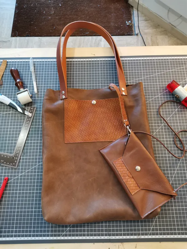 Fabriquez votre cabas en cuir - Image n°1 - Wecandoo