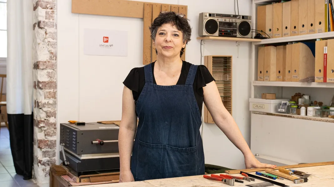 Nathalie : Vitrailliste à Pantin