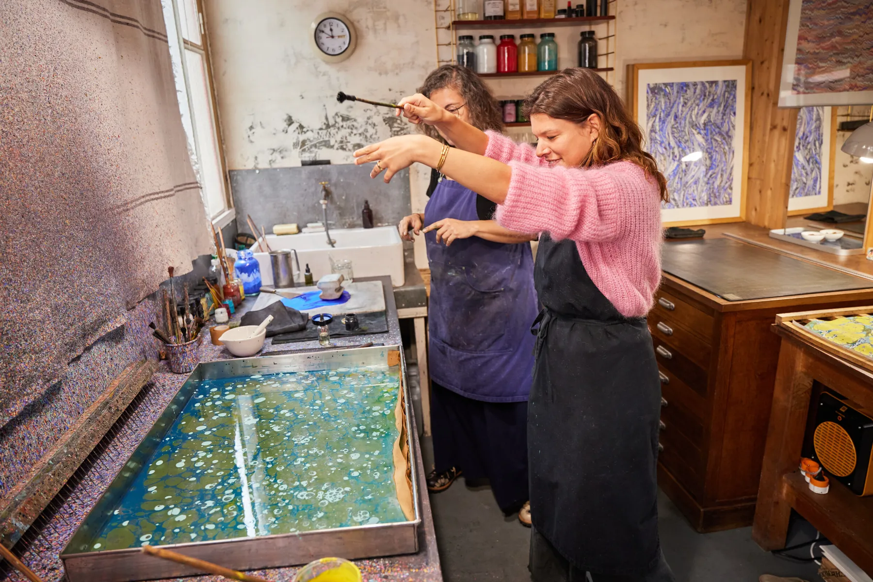 Explorez librement l’art du papier marbré avec Candan - Image n°3 - Wecandoo