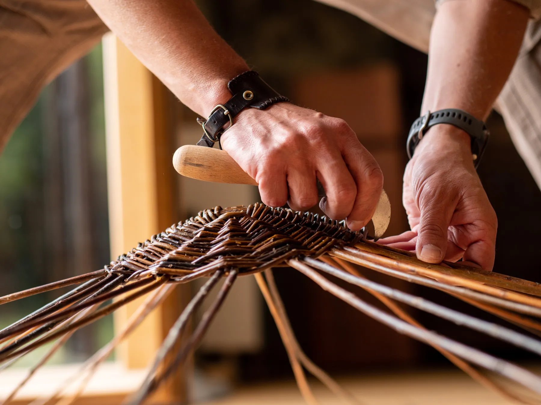 Réalisez votre panier avec une anse en cuir avec Gregory - Afbeelding nr. 1 - Wecandoo