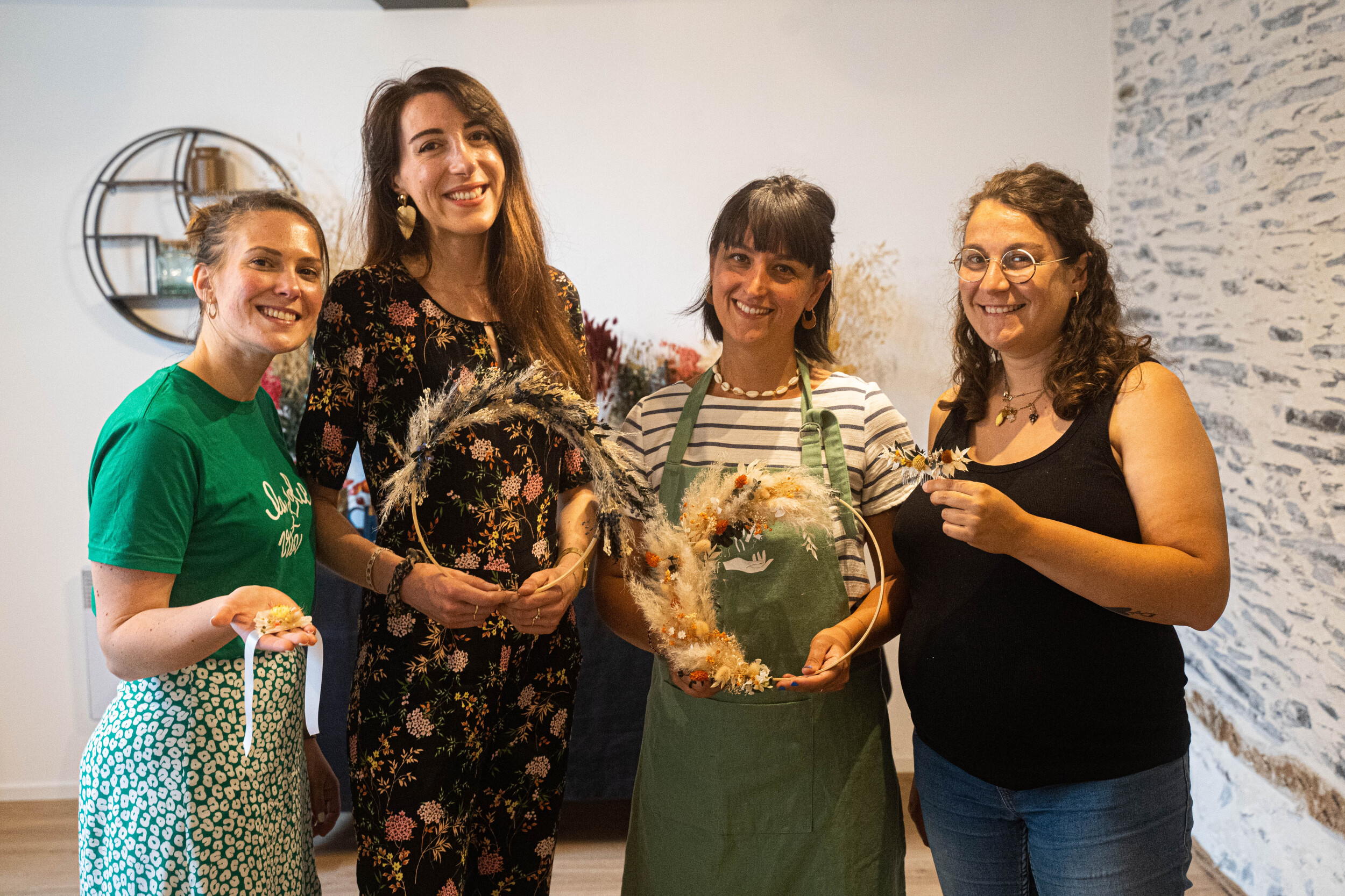 Réalisez votre couronne de fleurs séchées