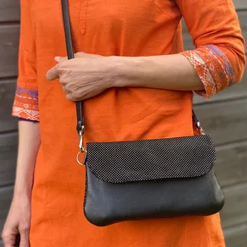 Fabriquez votre sac pochette en cuir