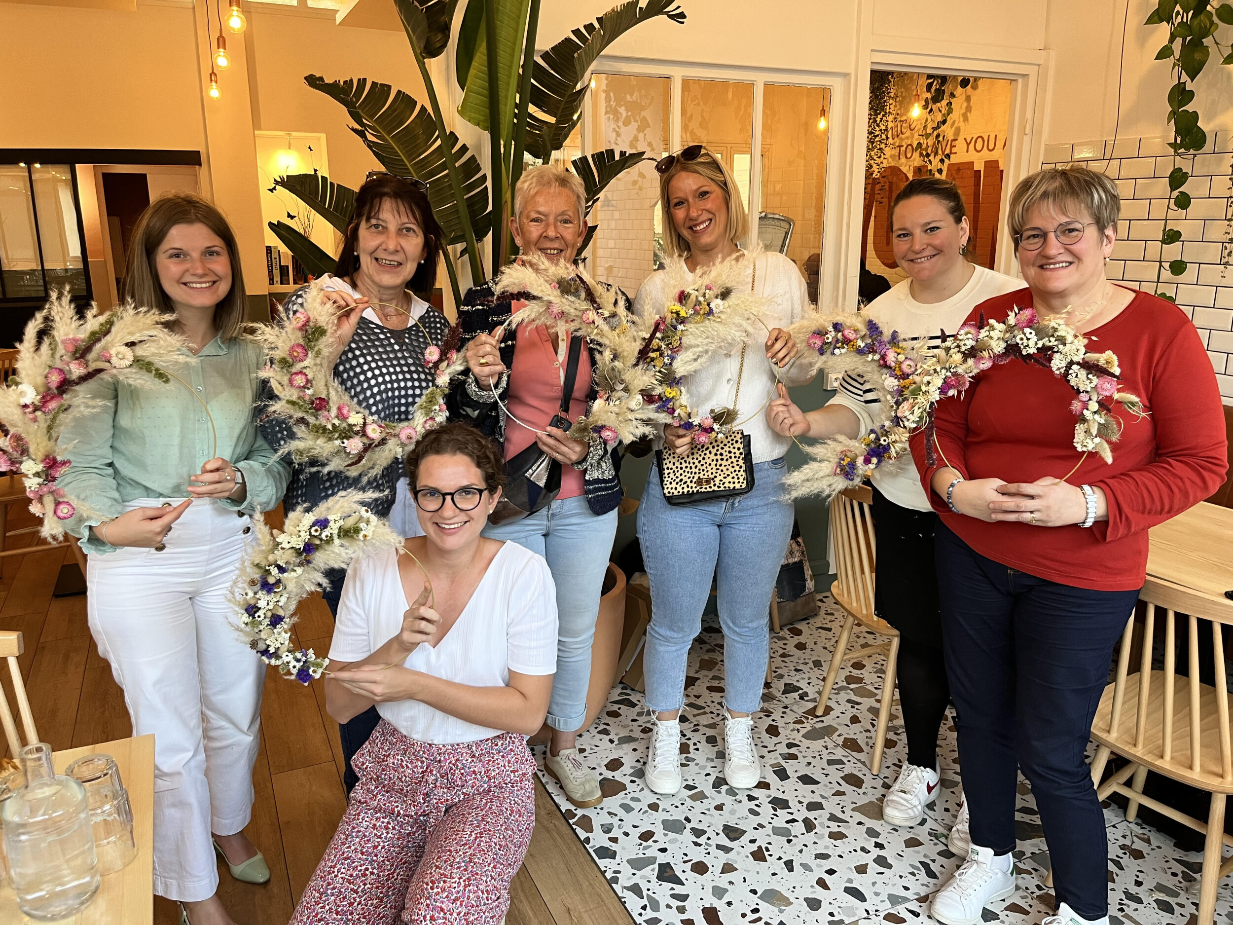 Réalisez votre couronne de fleurs séchées