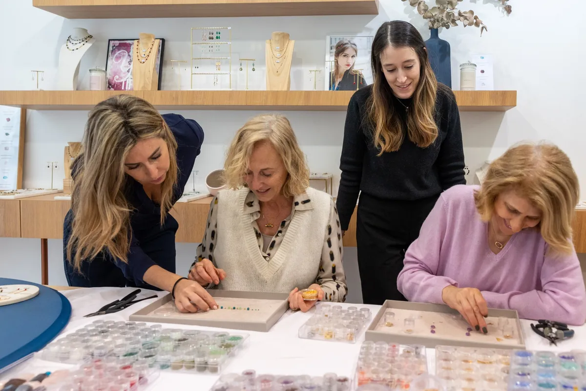 Réalisez vos bijoux personnalisés en groupe