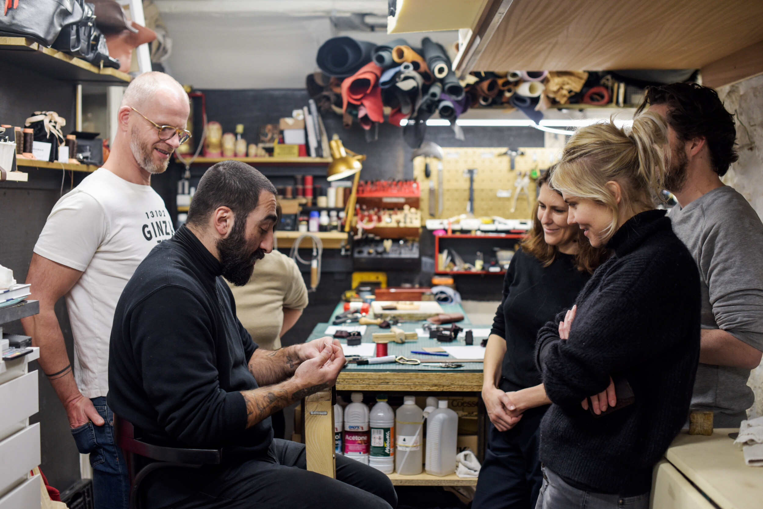 Fabriquez vos ceintures en groupe