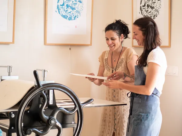 Créez votre affiche en linogravure avec Noémie - Afbeelding nr. 4 - Wecandoo