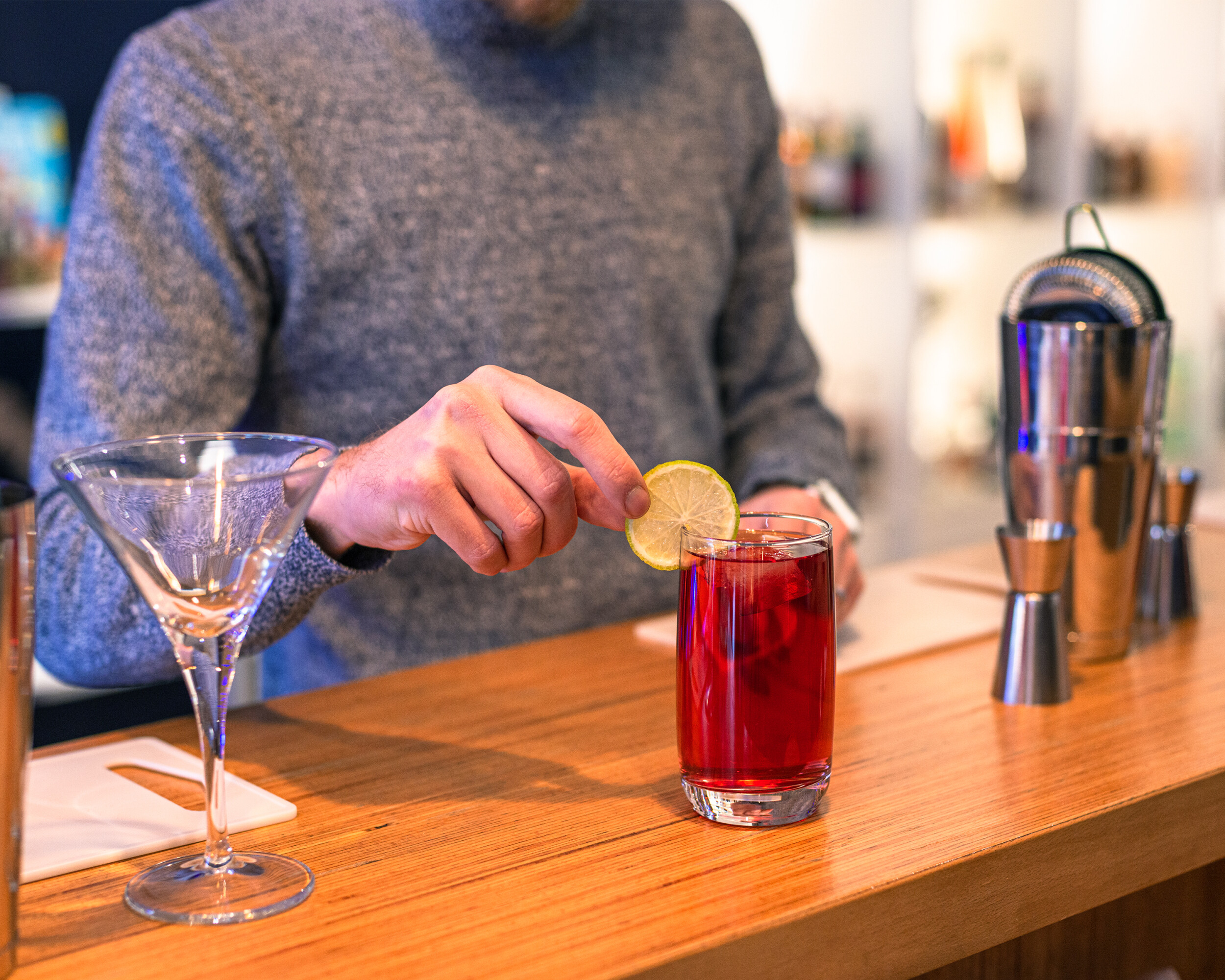 Réalisez vos cocktails en équipe