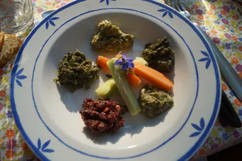 Réalisez un pesto et un houmous