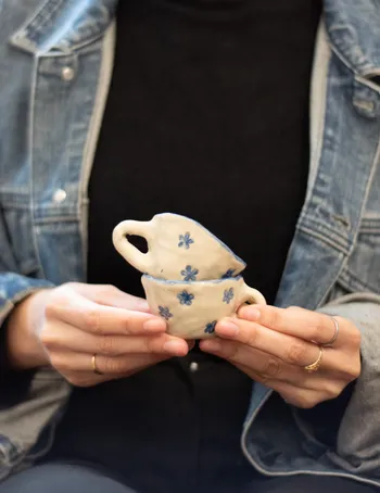 Modelez votre duo de tasses expresso