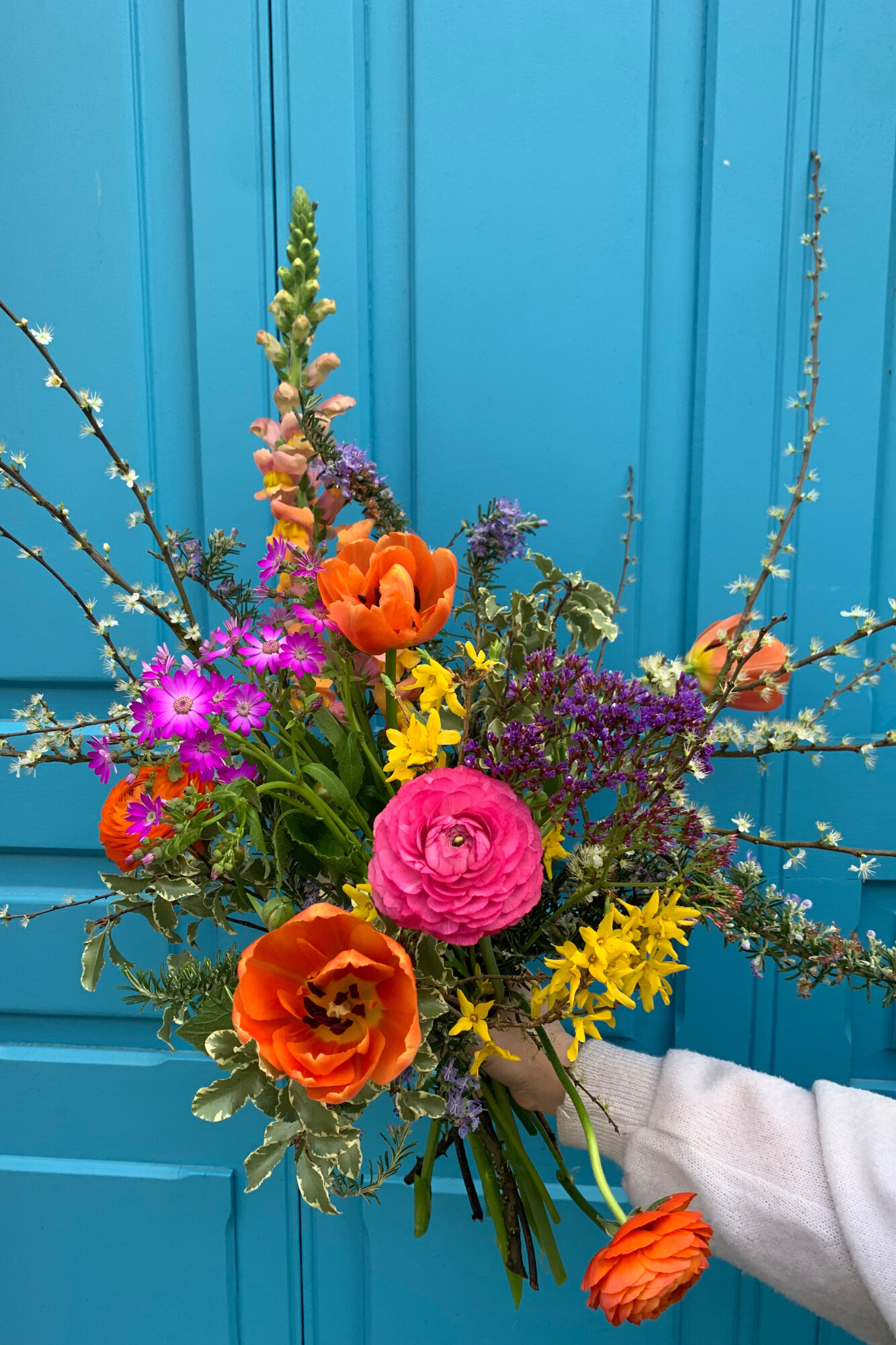 Composez un bouquet de fleurs fraîches