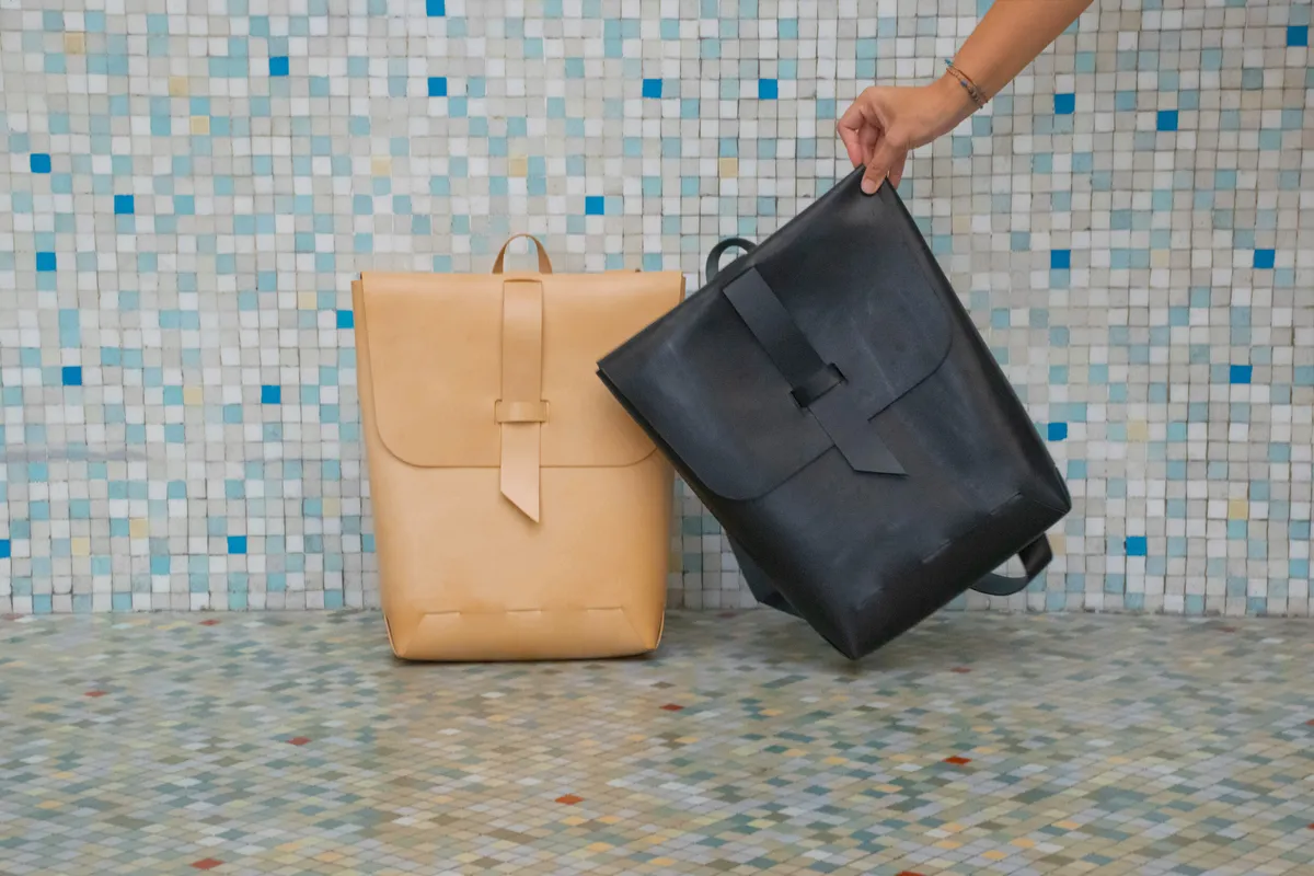Assemblez votre sac à dos unisexe en cuir végétal