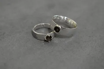 Fabriquez votre bague en argent sertie en duo