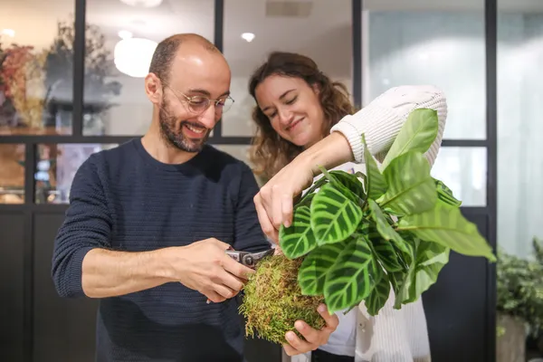 Inspirez votre équipe et réalisez chacun un kokedama unique avec Laura - Image n°3 - Wecandoo