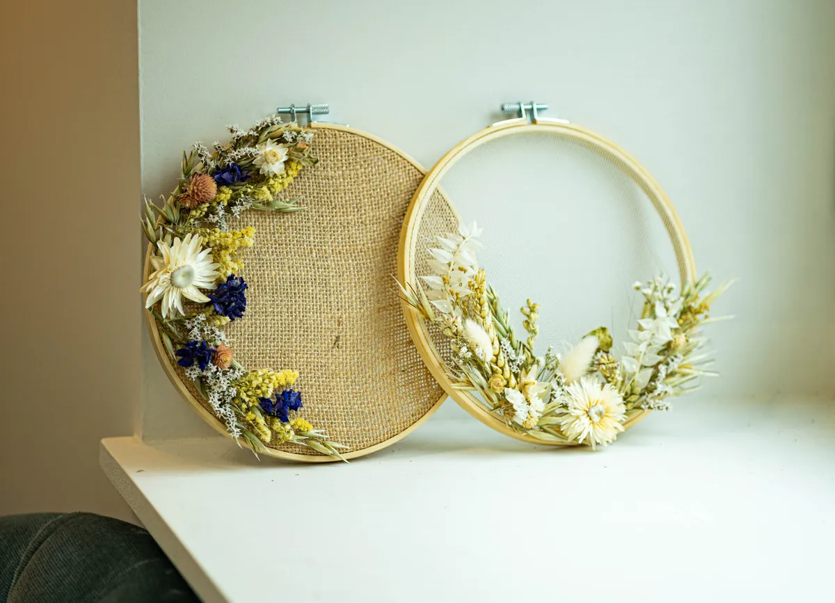 Réalisez votre tambour fleuri