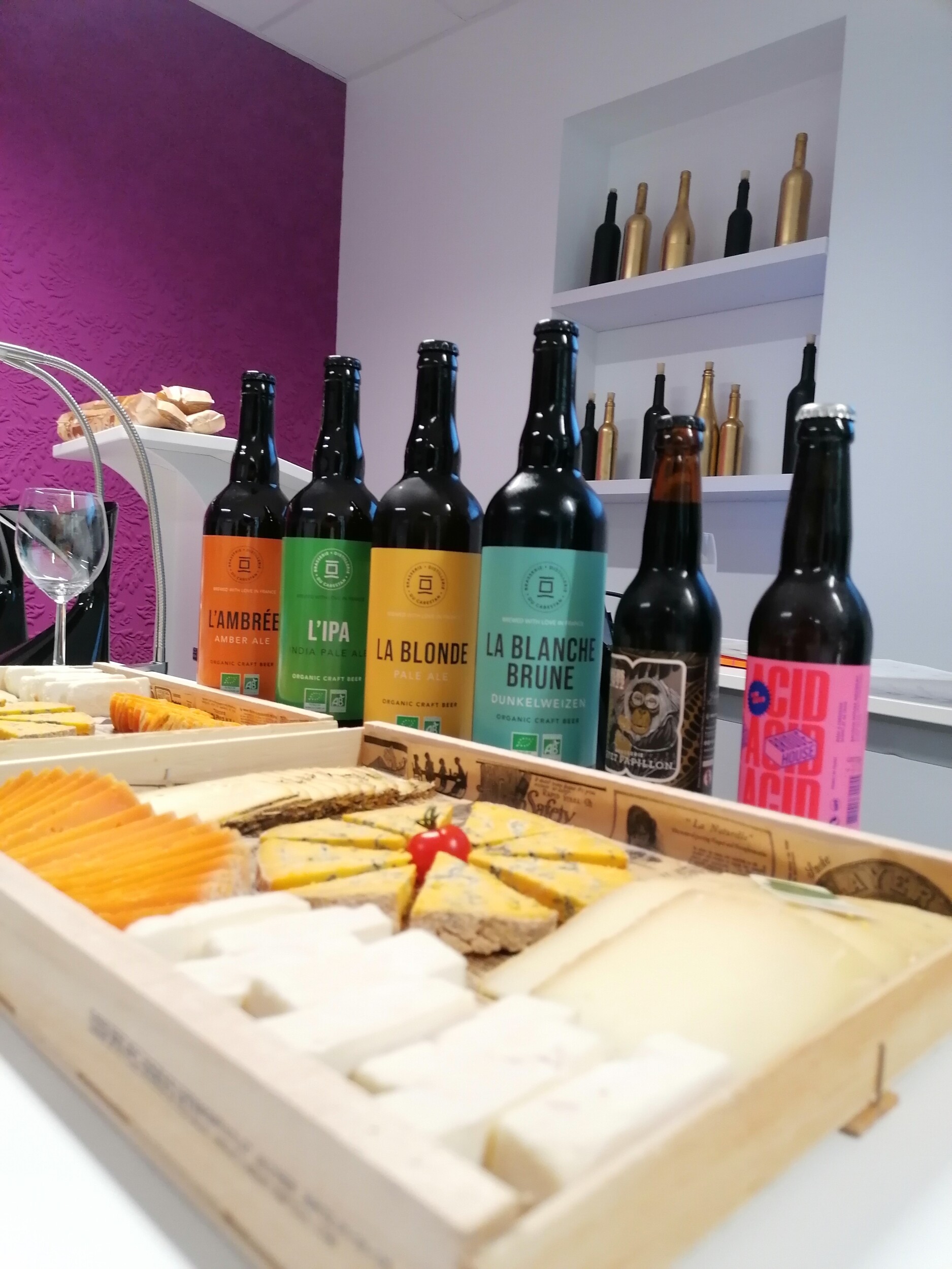 Participez à une dégustation de bières et fromages