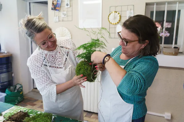 Réalisez votre kokédama en groupe avec Amélie - Image n°4 - Wecandoo