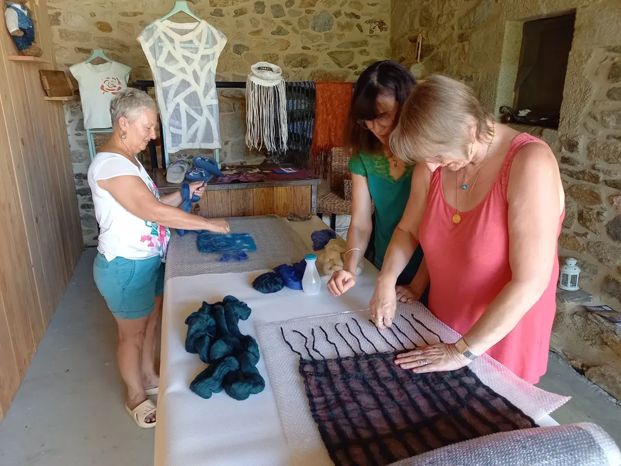 Réalisez votre écharpe en laine feutrée sur une journée avec Oléna - Image n°1 - Wecandoo