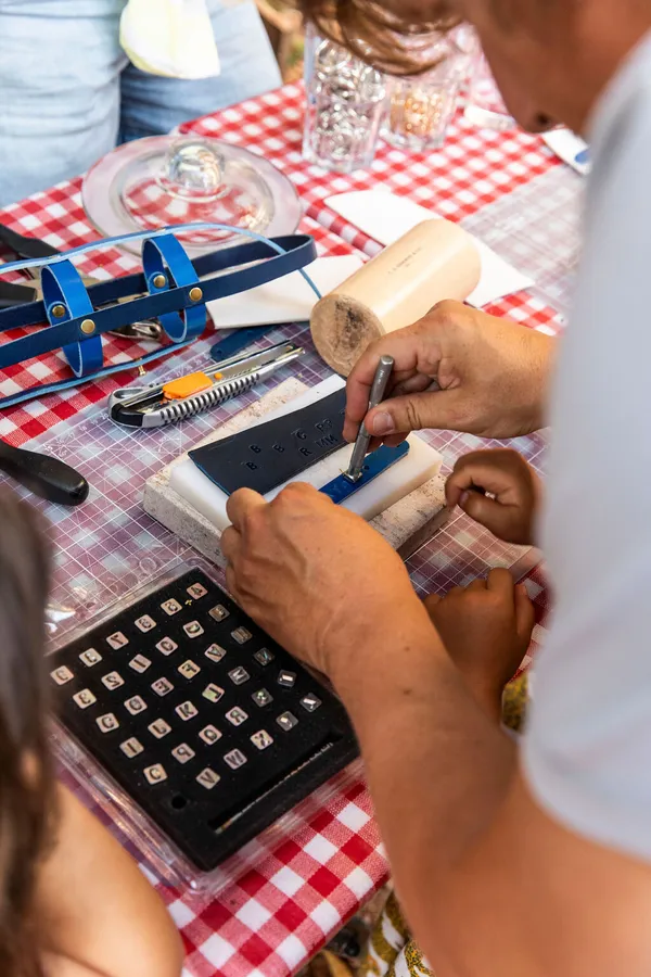 Créez votre filet pour triplette de pétanque en cuir - Image n°3 - Wecandoo