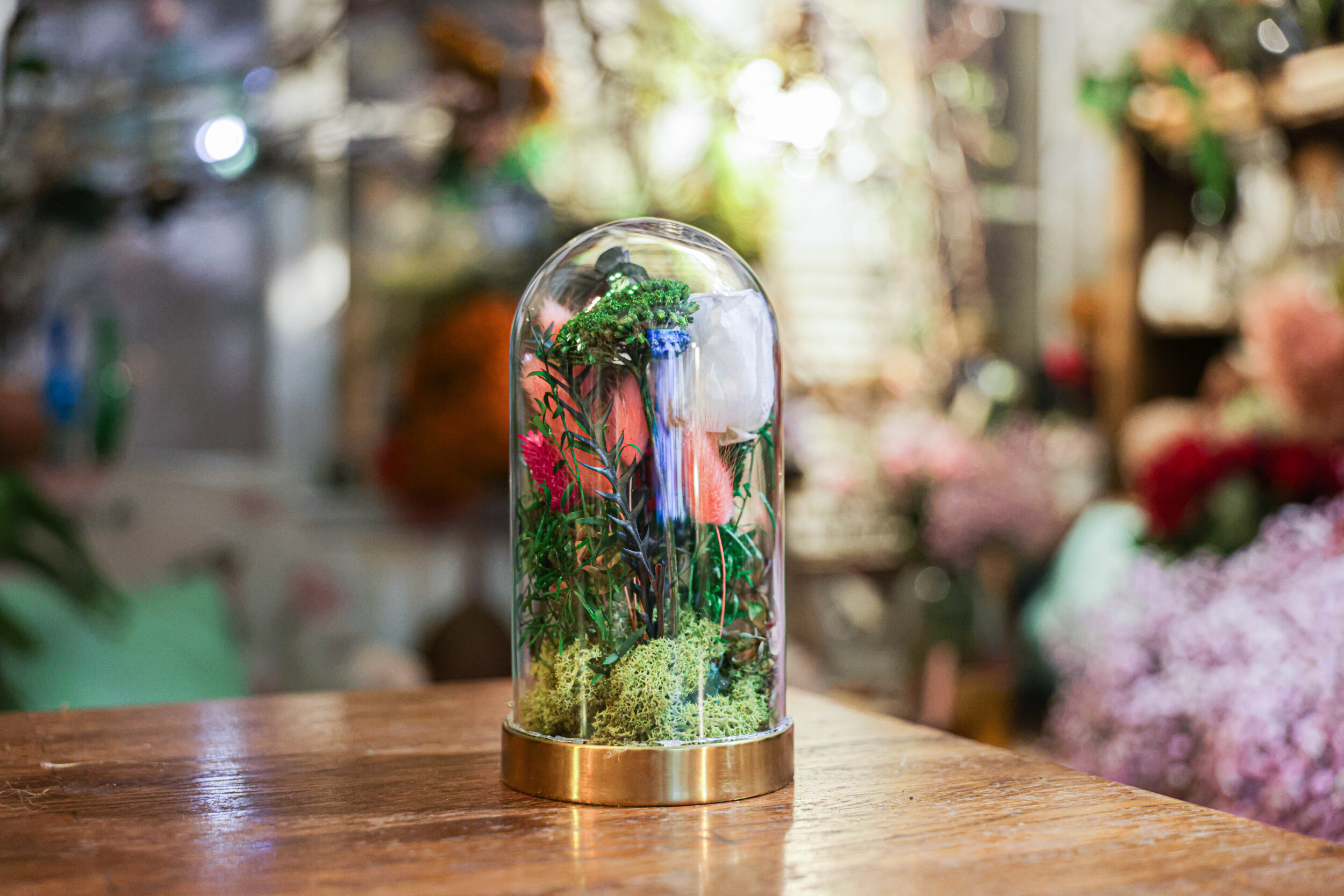 Créez votre cloche de fleurs séchées