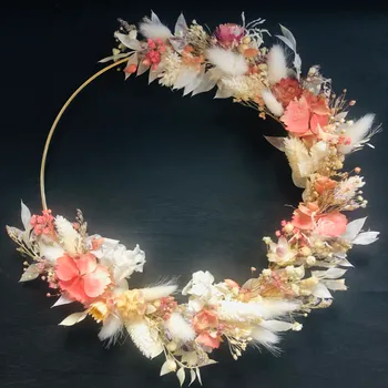 Créez votre couronne de fleurs séchées