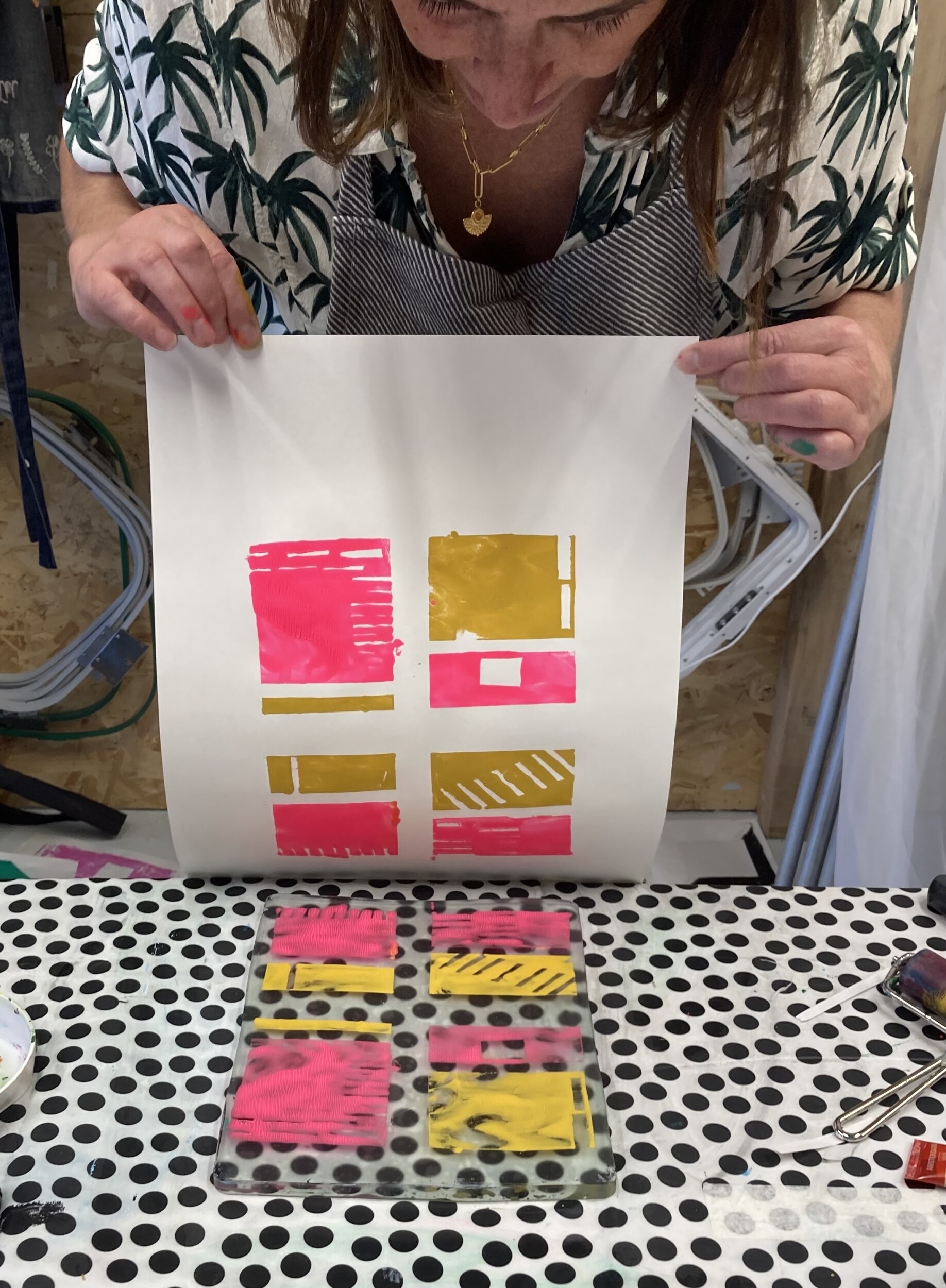 Wecandoo - Make your first monoprints with Karin - Image n°3