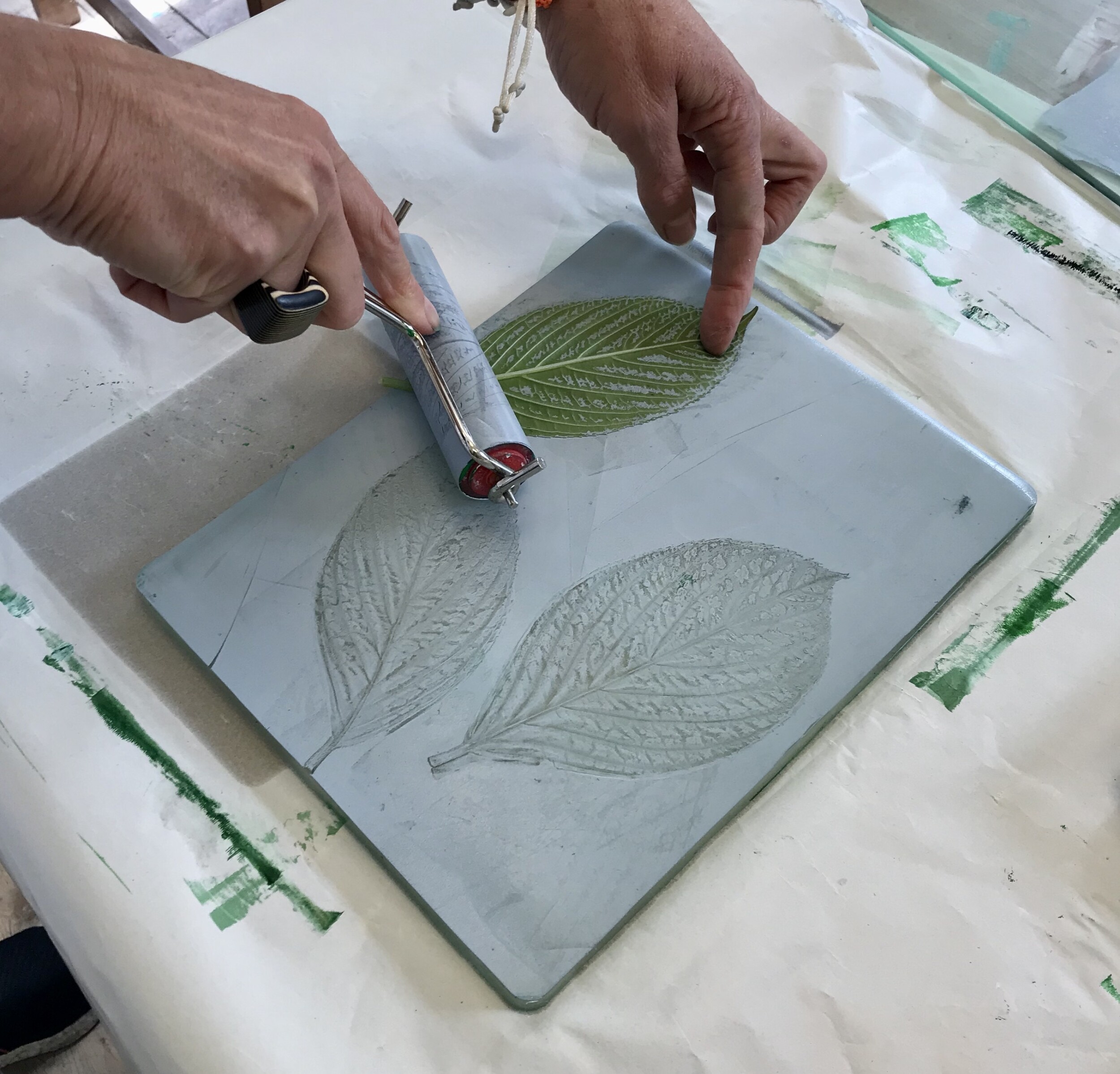 Wecandoo - Make your first monoprints with Karin - Image n°4