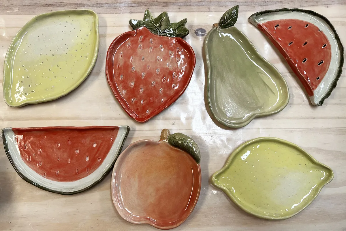 Modelez votre duo d'assiettes à fruits