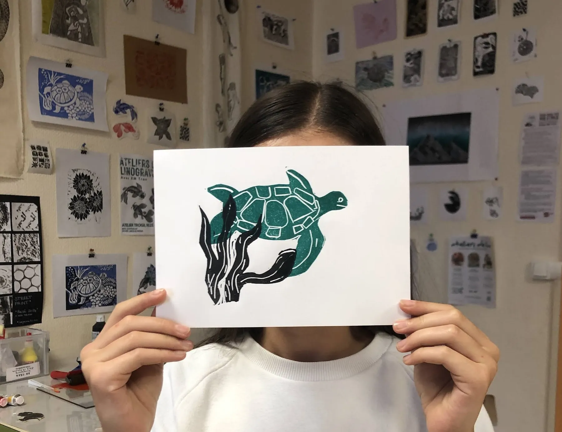 Créez une linogravure en duo avec votre enfant, avec XM - Image n°1 - Wecandoo