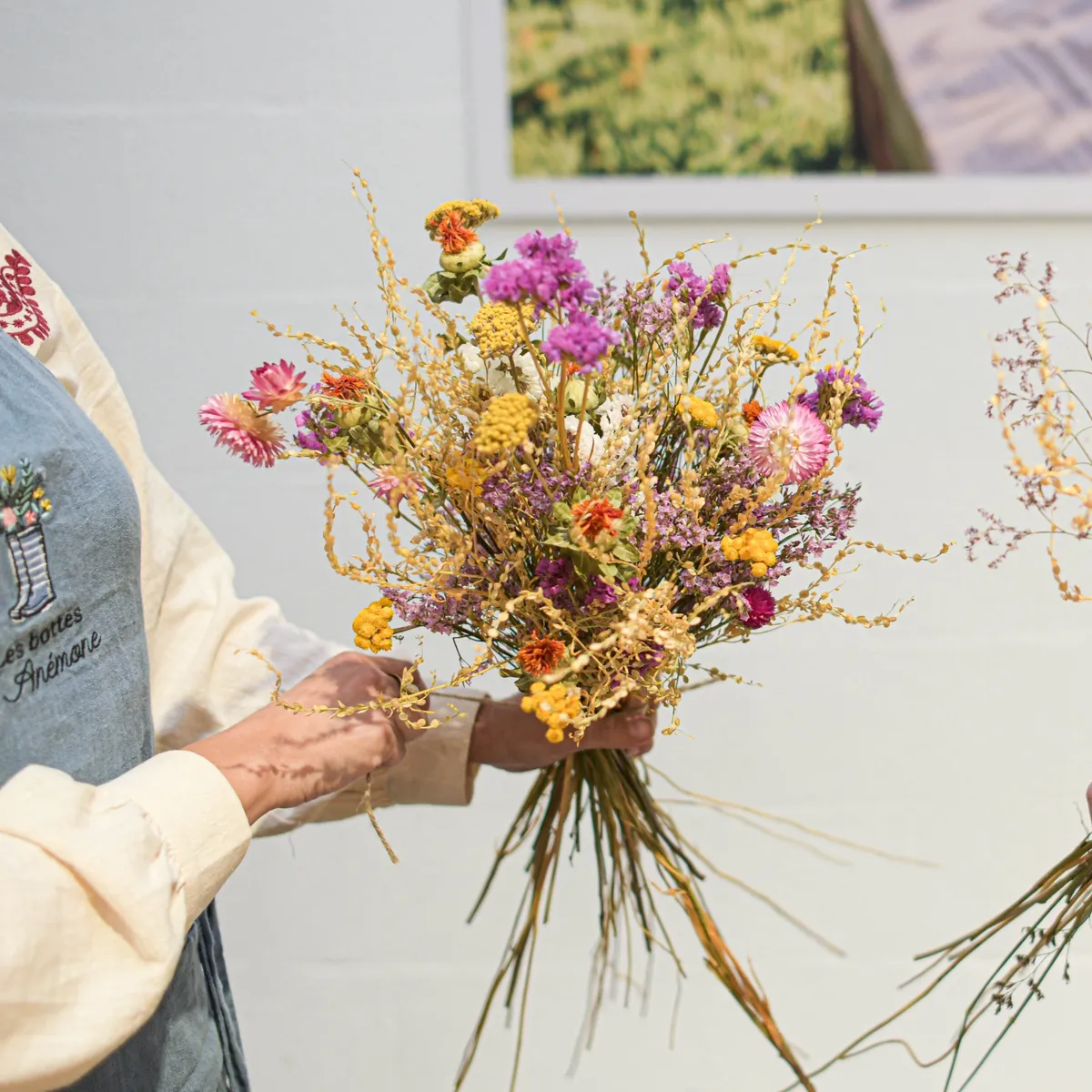 Réalisez votre bouquet de fleurs séchées françaises