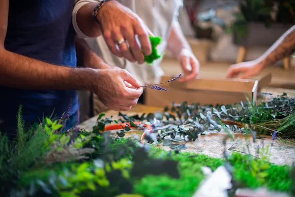 Rassemblez votre équipe et réalisez une fresque végétale pour vos bureaux avec Dimitri et Laure - Image n°2 - Wecandoo