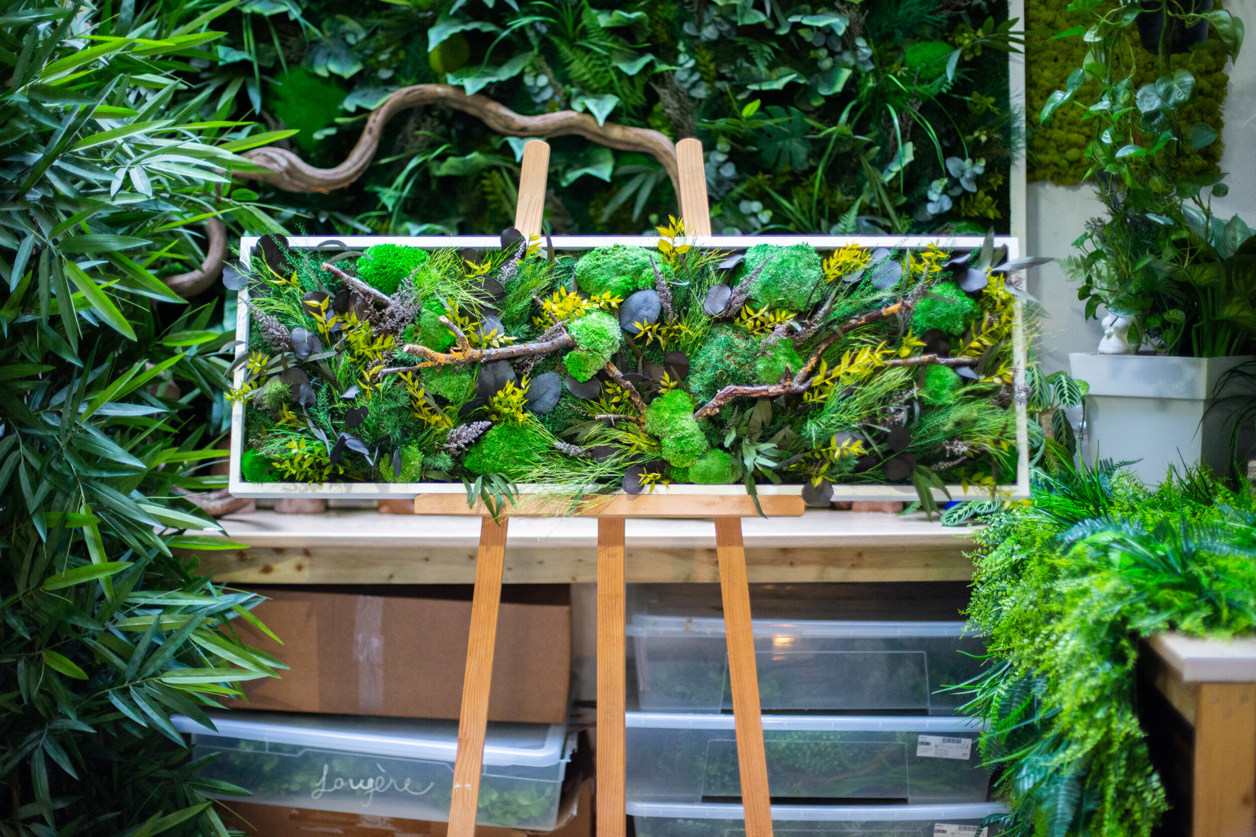 Réalisez une fresque végétale en groupe