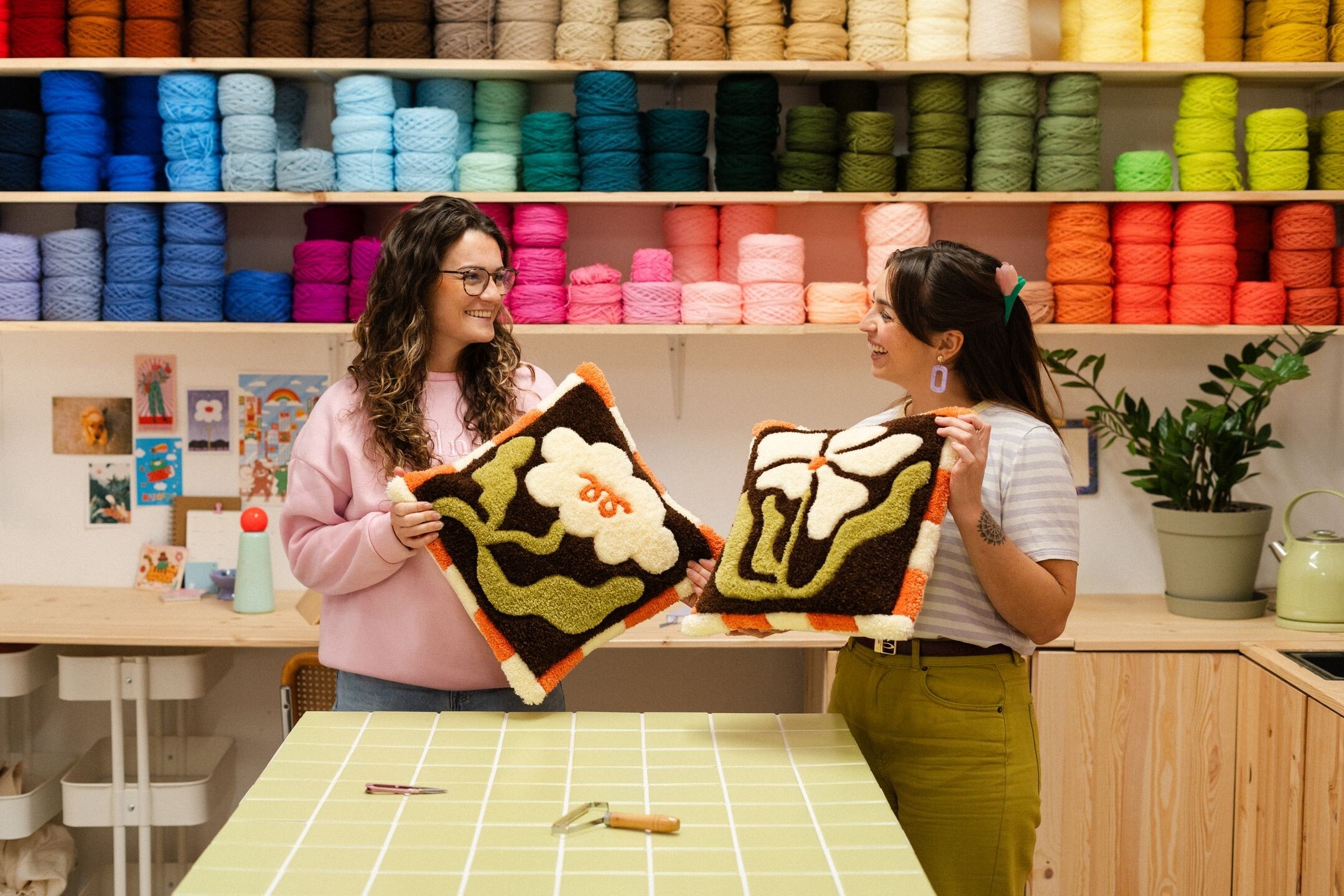 Tuftez votre coussin fluffy