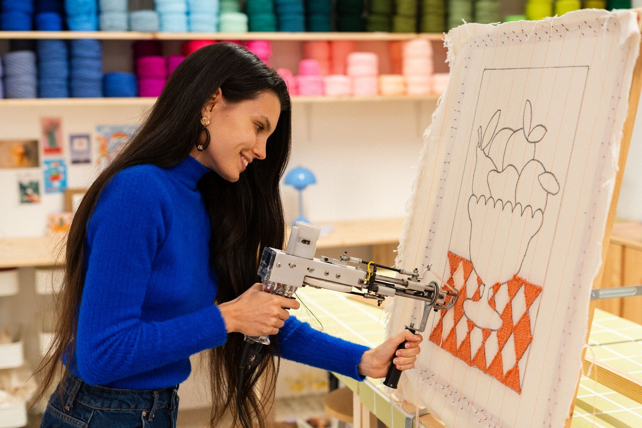 Tuftez une œuvre collaborative