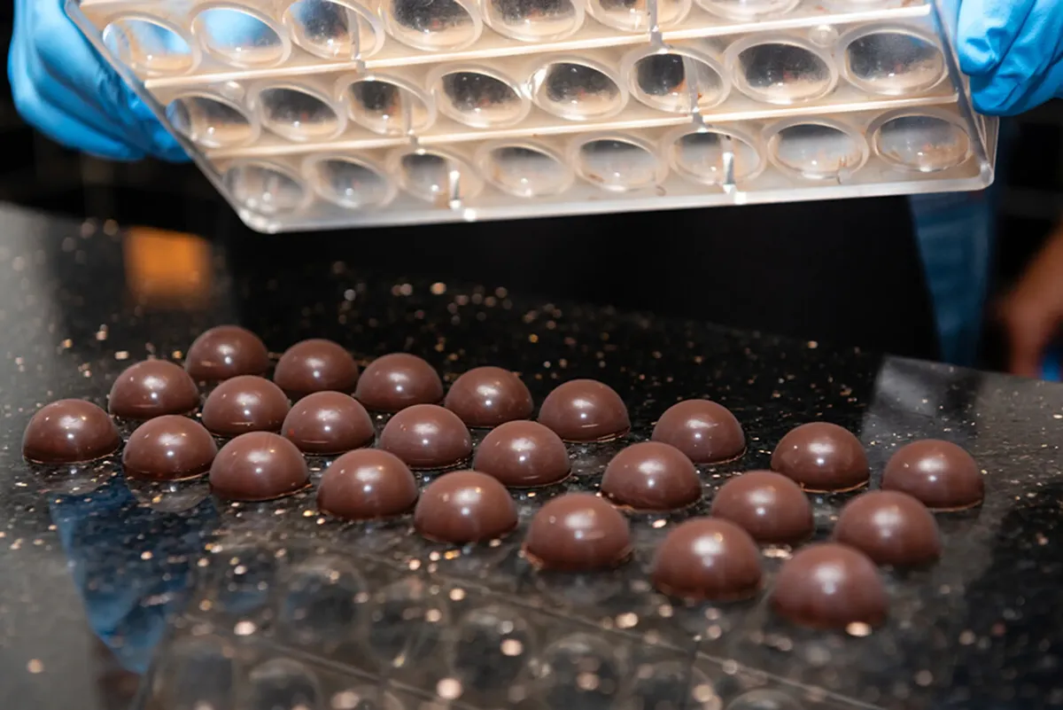 Réalisez vos chocolats moulés