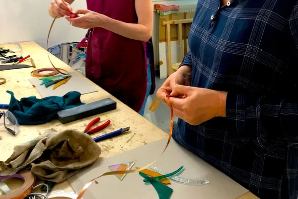 Découvrez le vitrail Tiffany en duo avec Alison - Afbeelding nr. 2 - Wecandoo