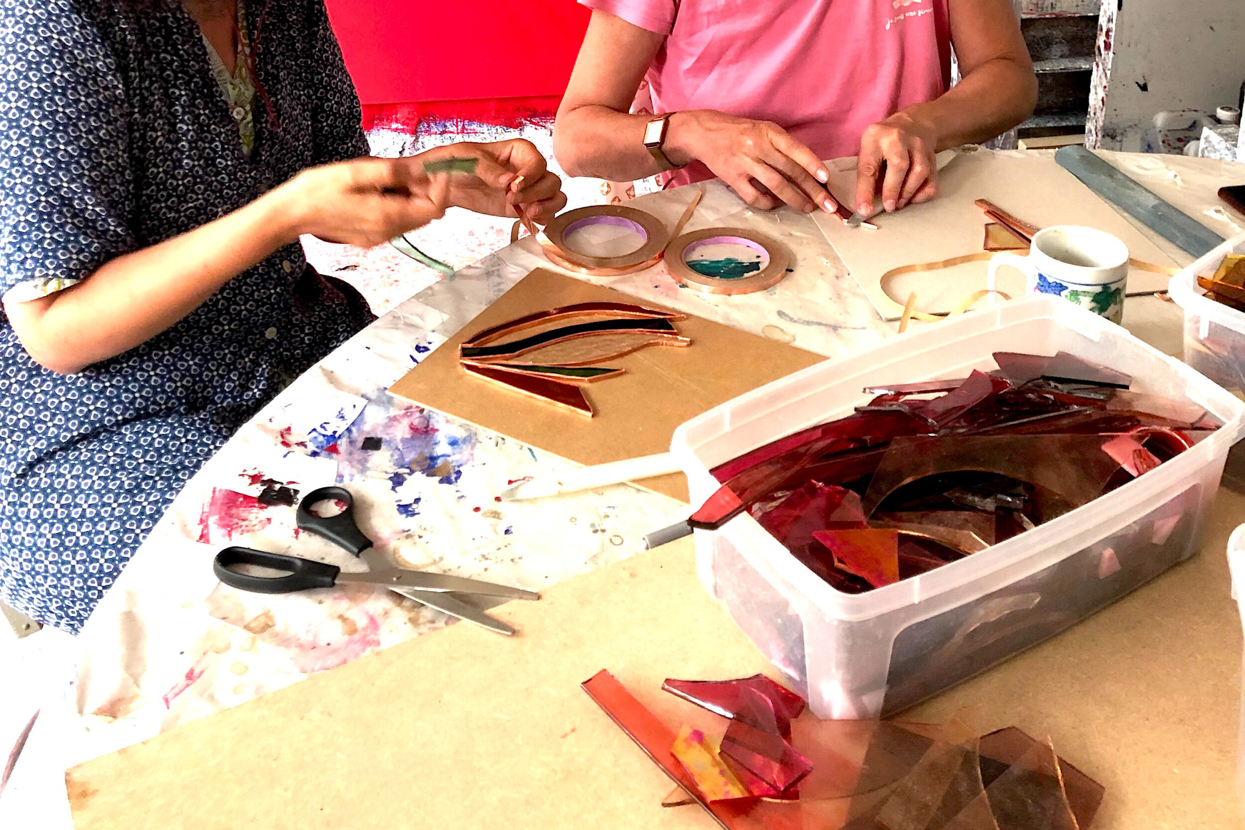 Découvrez le vitrail Tiffany en duo