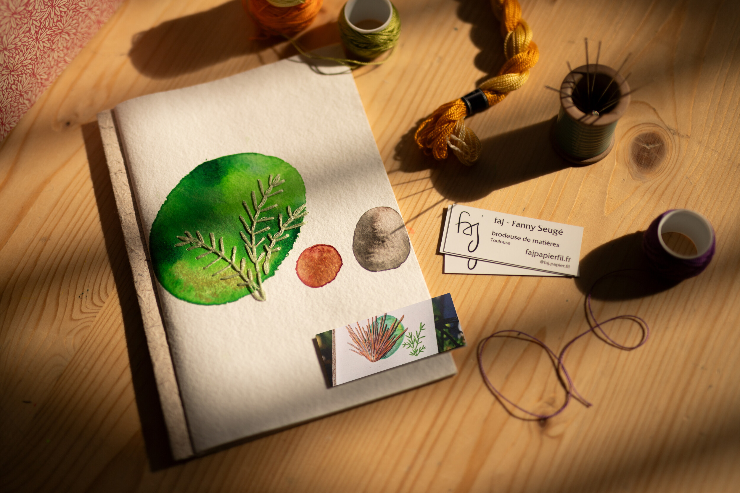 Reliez et brodez votre carnet