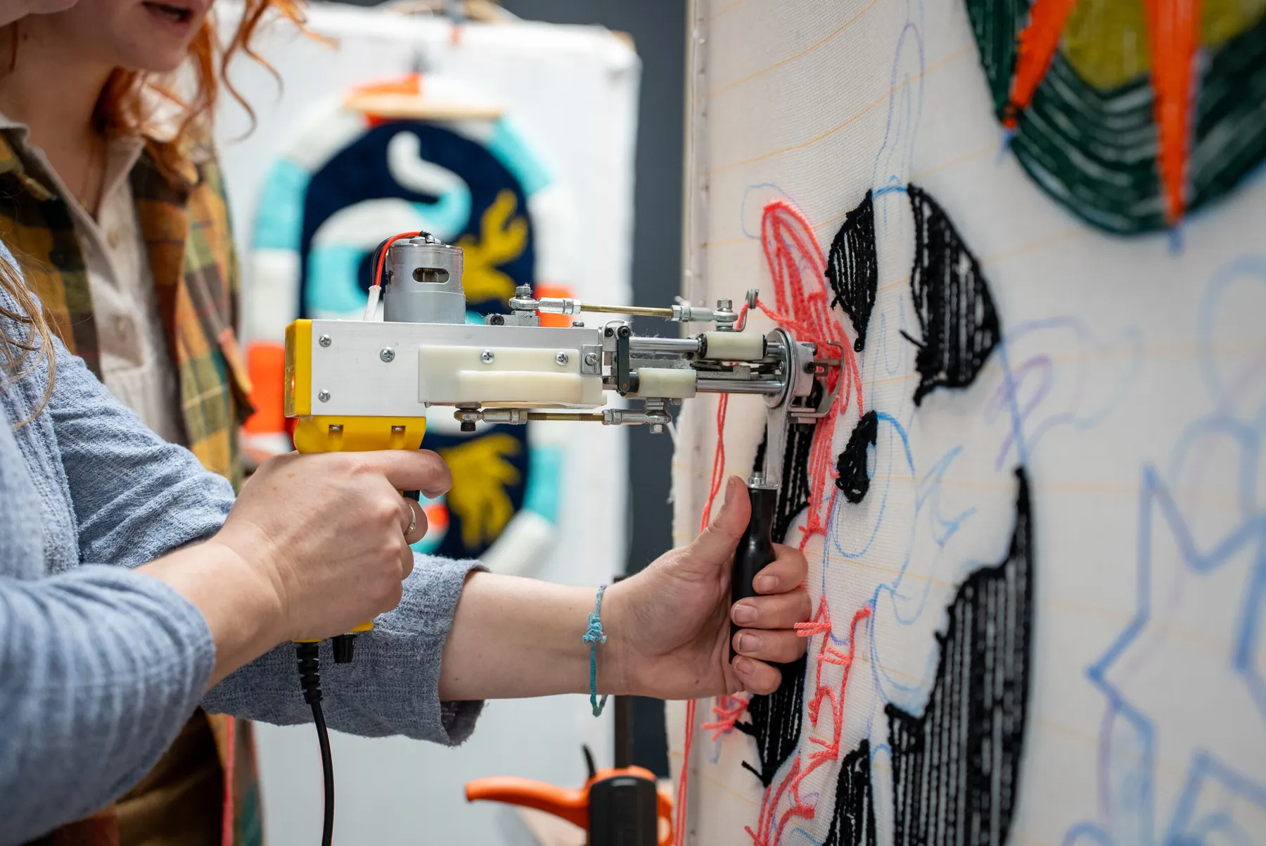 Initiez-vous au tufting en duo avec votre enfant accompagnés de Solenne - Afbeelding nr. 3 - Wecandoo