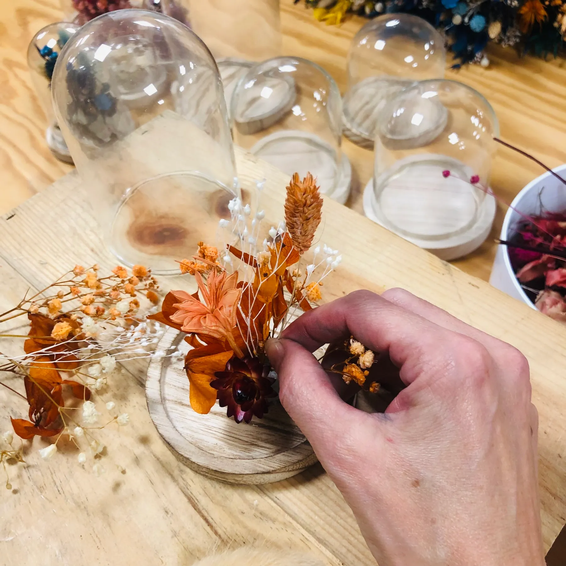 Fabriquez votre cloche de fleurs séchées avec Kaya - Image n°1 - Wecandoo