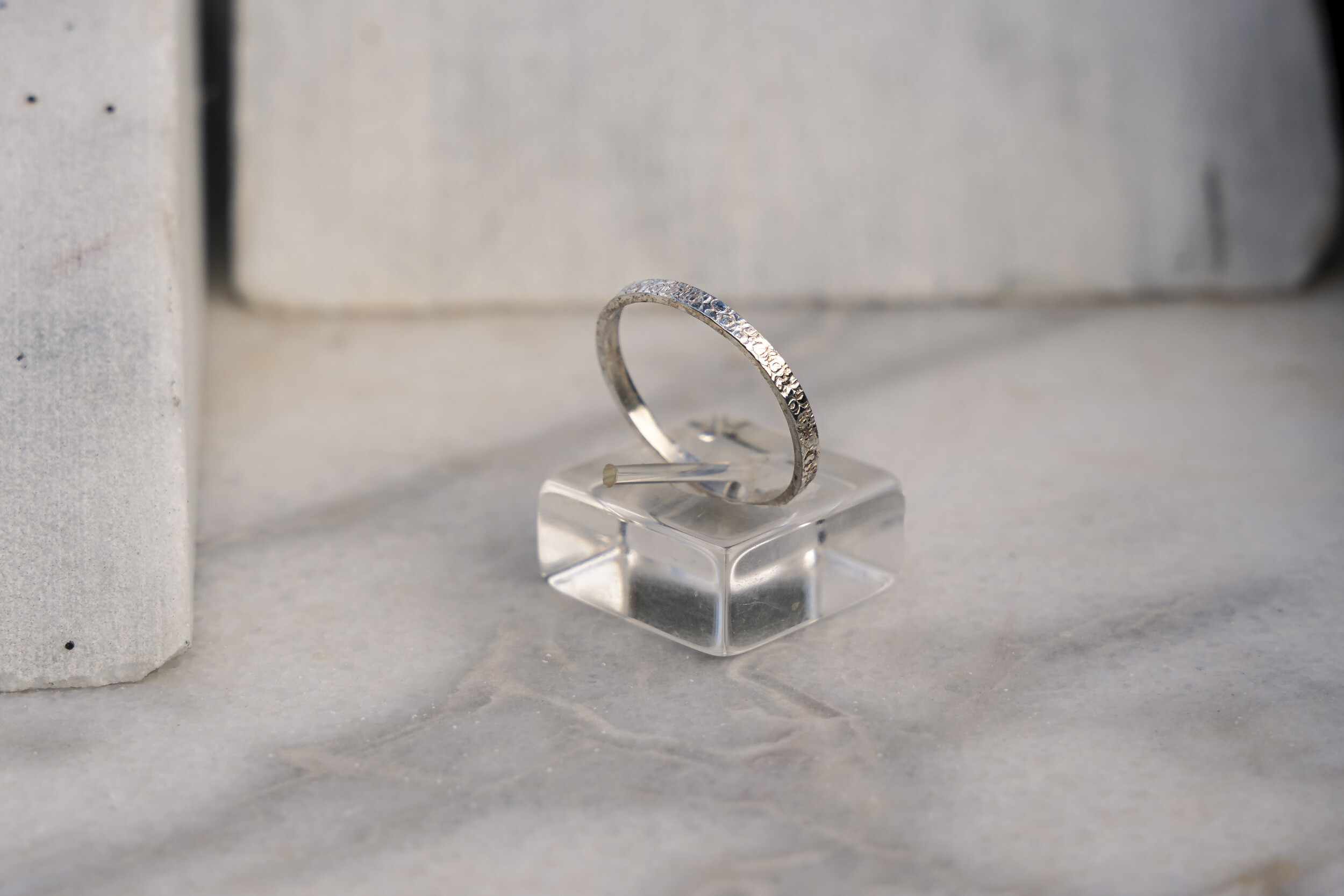 Réalisez votre bague en argent