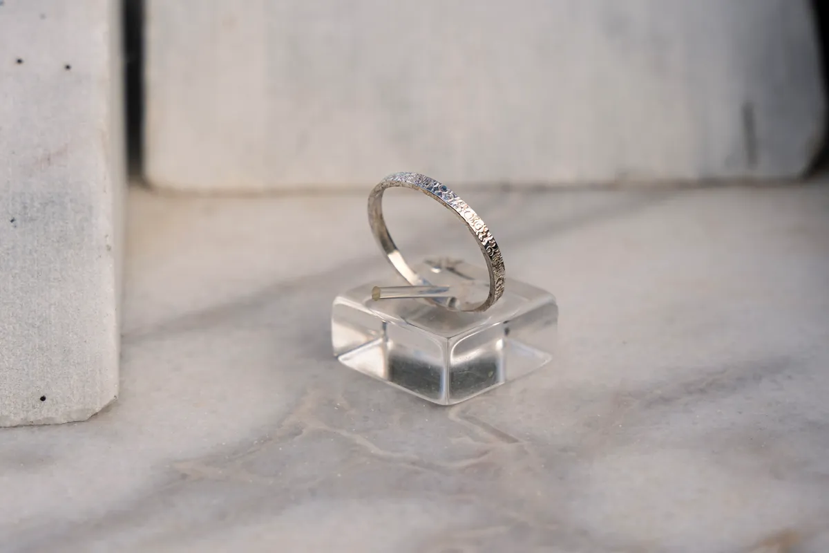 Réalisez votre bague en argent
