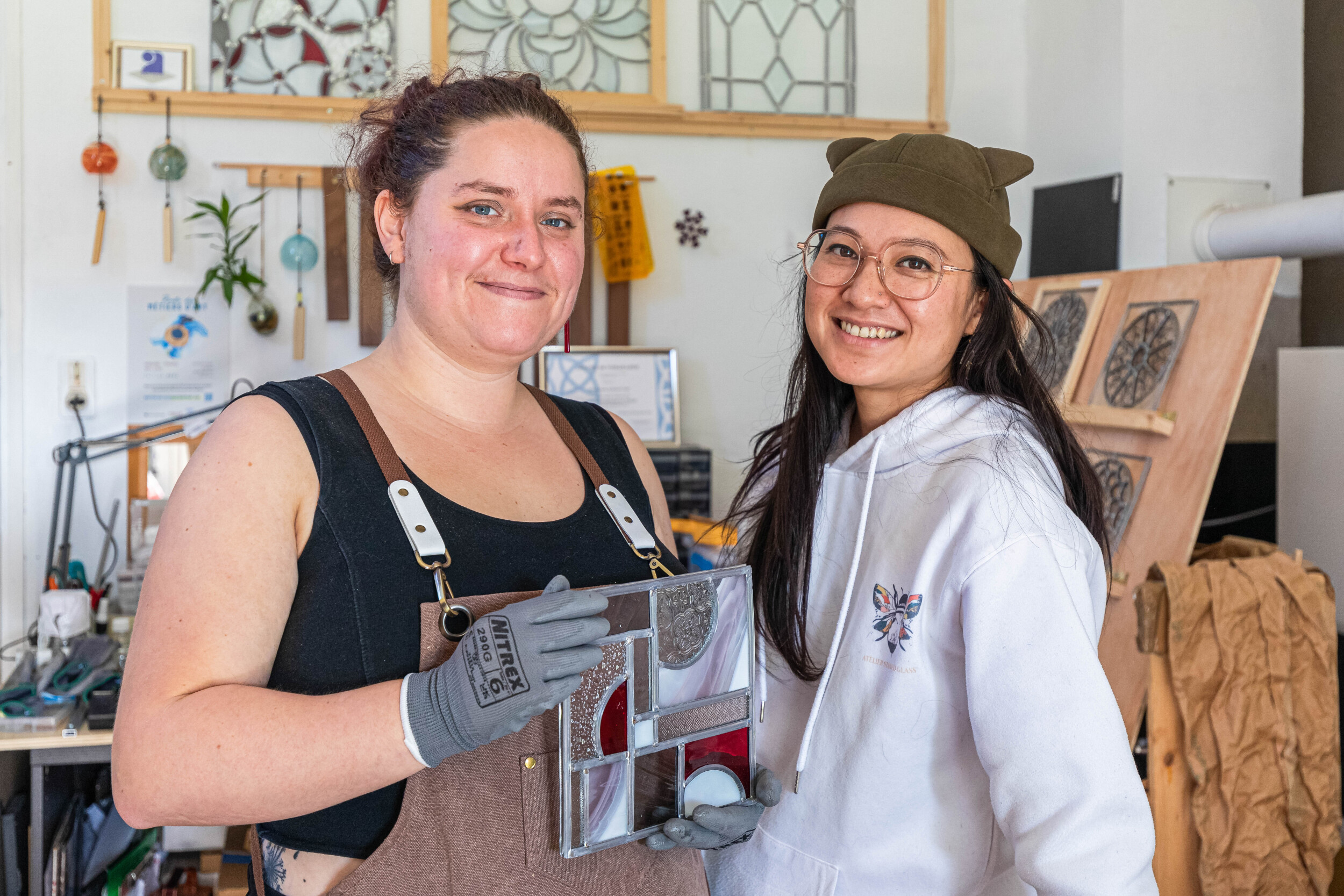 Wecandoo - Fabriquez votre vitrail avec la technique Tiffany avec Sylvia - Afbeelding nr. 6